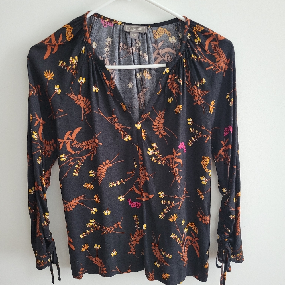 Point sub Multi Color Dress Brown Size XXS